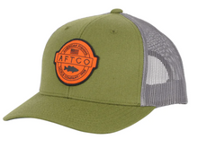 Load image into Gallery viewer, AFTCO Bass Patch Trucker Hat | Drab Olive
