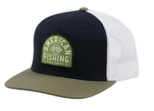 Load image into Gallery viewer, AFTCO Fullback Trucker Hat | Deep Blue