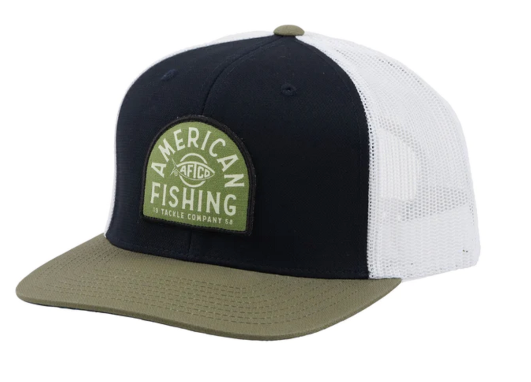 AFTCO Fullback Trucker Hat | Deep Blue