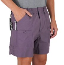 Load image into Gallery viewer, AFTCO Men&#39;s Original Fishing Shorts | Black Plum