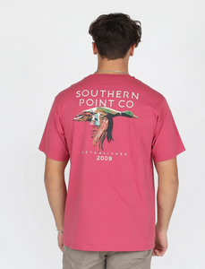Southern Point Duck Hunting T-Shirt | Crimson
