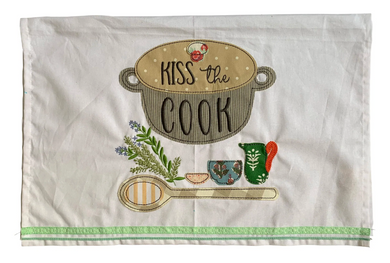 Kiss The Cook Tea Towel