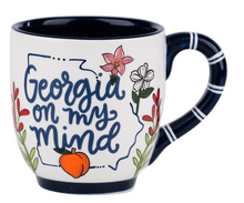 Load image into Gallery viewer, Georgia On My Mind Flower Mug