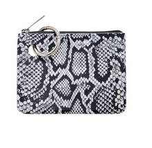 Load image into Gallery viewer, Mini Silicone Pouch | Tuxedo Snakeskin