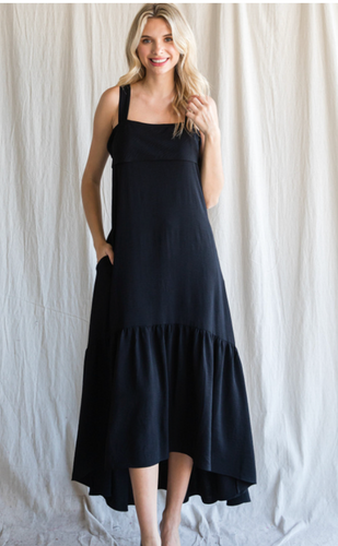 Tayla Midi Dress | Black
