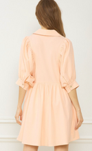 Load image into Gallery viewer, Rayce Collared Dress | Peach