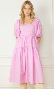 Milly Tiered Dress | Pink