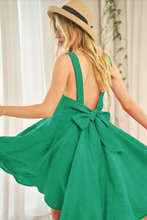 Load image into Gallery viewer, Charlie Bow Dress | Green