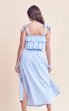 Load image into Gallery viewer, Suzannah Gingham Set | Blue