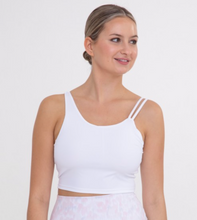 Load image into Gallery viewer, Demi Double Strap Tank | White