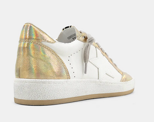 Paz Sneakers | Iridescent Gold