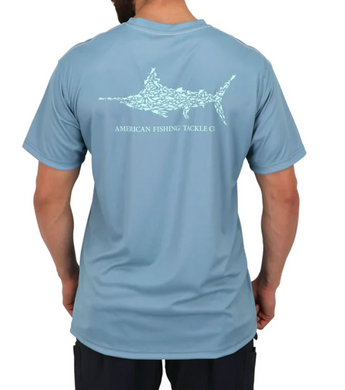 AFTCO Jigfish Performace Shirt | Slate Blue