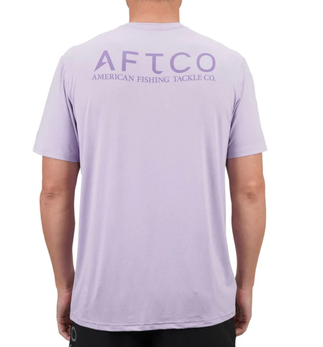 AFTCO Samurai 2 SS Shirt | Lavender Heather