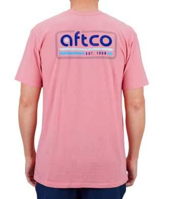 AFTCO Fade T-Shirt | Hazy Rose Heather