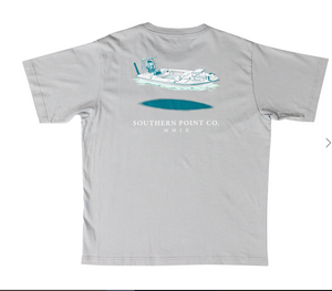 Southern Point Bay Boat T-Shirt | River Blue