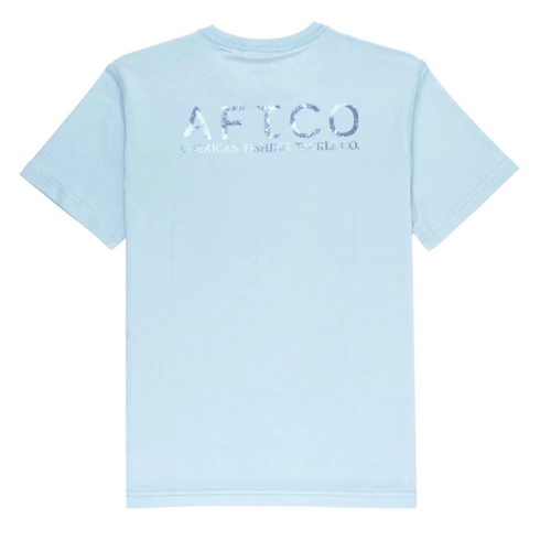 AFTCO Youth Samurai Performance Shirt | Airy Blue Heather