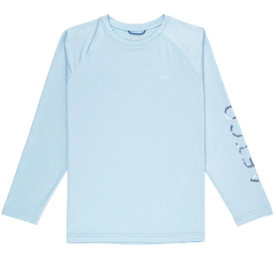 AFTCO Youth Samurai 2 Performance Shirt | Airy Blue Heather