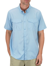 Load image into Gallery viewer, AFTCO Rangle Vented Short Sleeve Shirt | Airy Blue