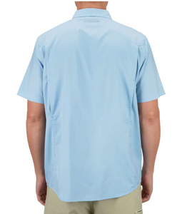 AFTCO Rangle Vented Short Sleeve Shirt | Airy Blue