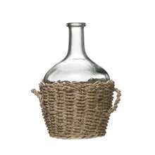 Load image into Gallery viewer, Bottle in Woven Basket | Medium