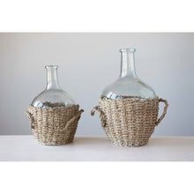 Load image into Gallery viewer, Bottle in Woven Basket | Medium