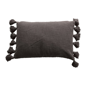 Iron Lumbar Pillow with Tassels